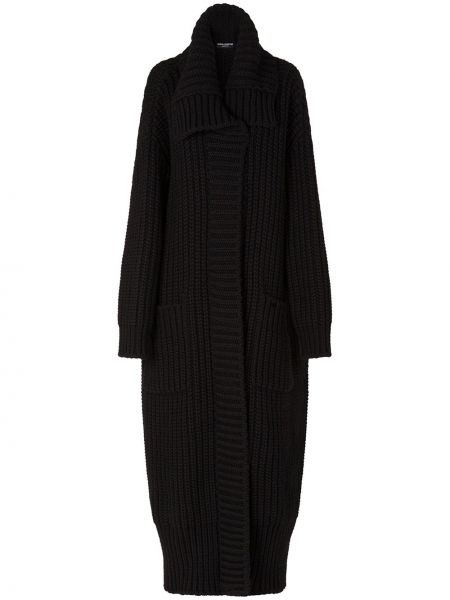 Abrigo de punto Dolce & Gabbana negro