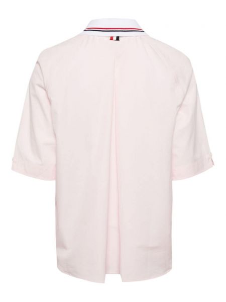 Bavlněná košile Thom Browne růžová