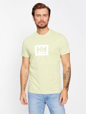 Priliehavé tričko Helly Hansen zelená