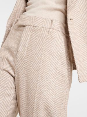 Pantaloni di lana Brunello Cucinelli