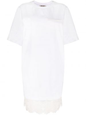 Φόρεμα με δαντέλα Ports 1961 λευκό