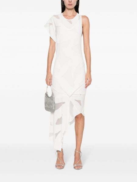 Sukienka midi asymetryczna Iro biała