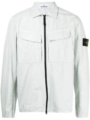 Zip lett jakke Stone Island grå