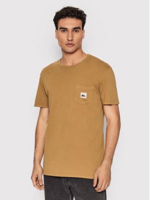 T-shirt Quiksilver marron