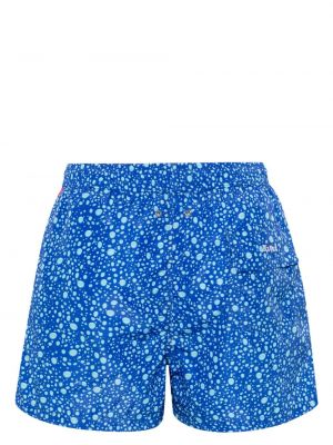 Shorts mit print Kiton blau