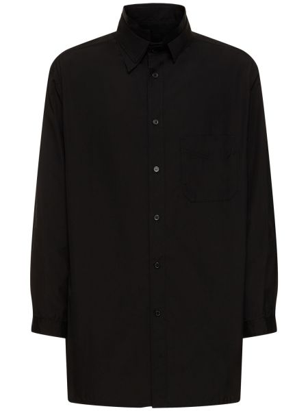 Camicia di cotone Yohji Yamamoto nero