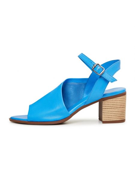 Sandały eleganckie Cesare Gaspari niebieskie