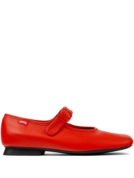 Kožne cipele Camper crvena