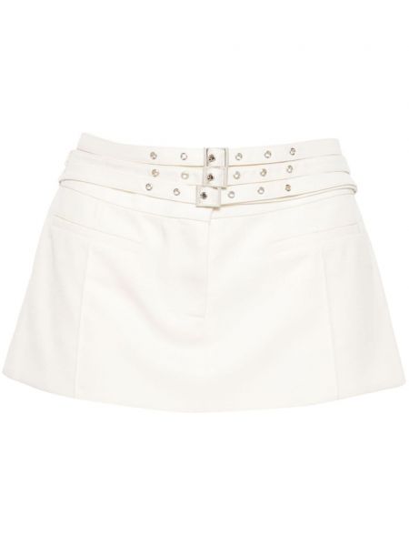 Φούστα mini με χαμηλή μέση Aya Muse λευκό