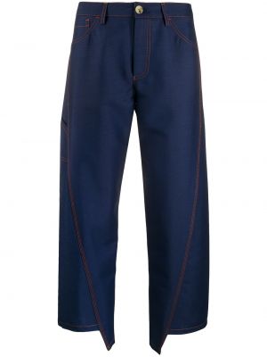 Pantalones asimétricos Lanvin azul