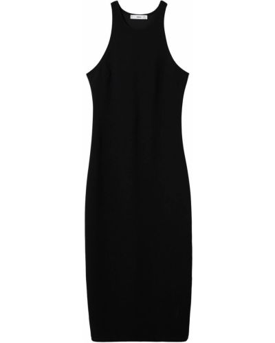 Dlouhé šaty Mango čierna