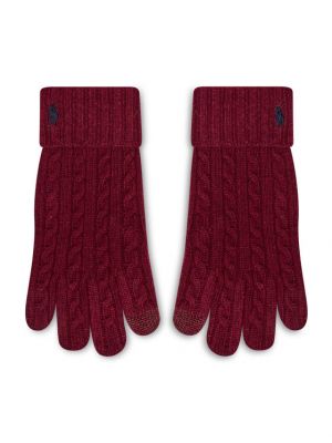Ръкавици Polo Ralph Lauren червено