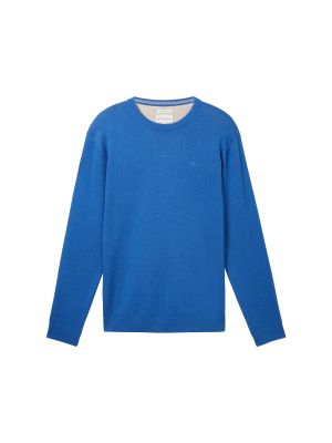Пуловер Tom Tailor синьо