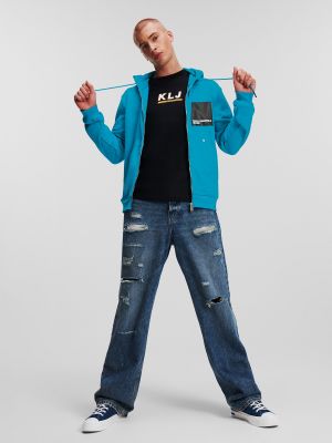 Суичър с качулка Karl Lagerfeld Jeans