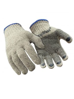 Шерстяные перчатки в горошек Refrigiwear серые