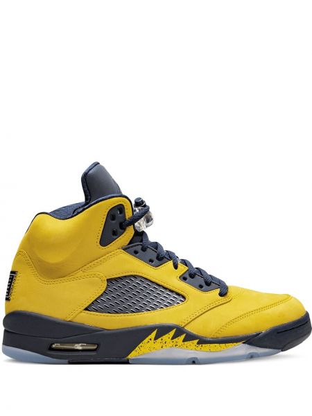 Baskets Jordan 5 Retro jaune