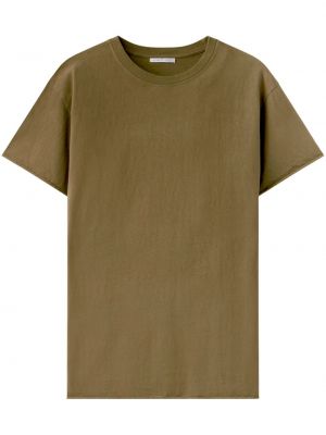 Меланж памучна тениска John Elliott зелено