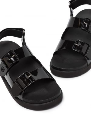 Sandale ohne absatz Gucci schwarz