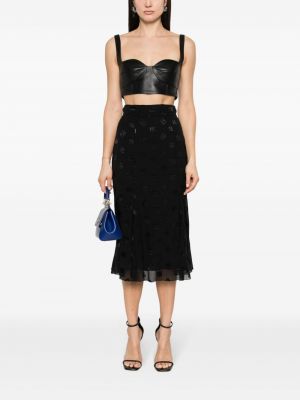 Midi sukně Dolce & Gabbana černé