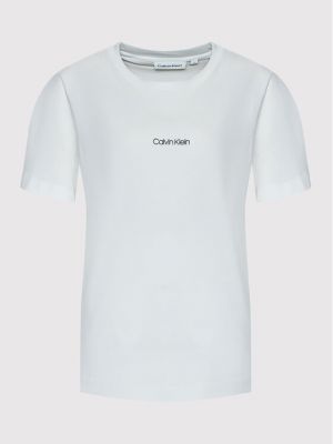 Μπλούζα Calvin Klein Curve λευκό