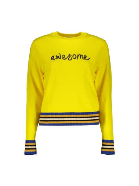 Sweter Desigual żółty