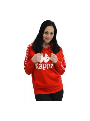 Bluza z kapturem Kappa czerwona