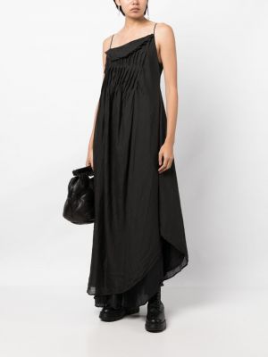 Asimetriškas vakarinė suknelė Marc Le Bihan juoda