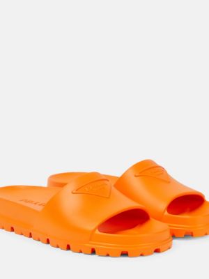 Ниски обувки Prada оранжево