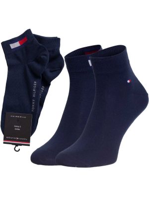 Чорапи Tommy Hilfiger синьо