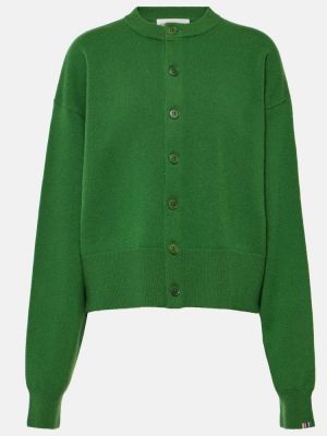 Cardigan di cachemire Extreme Cashmere verde