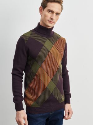 Žakarda džemperis ar augstu apkakli Altinyildiz Classics