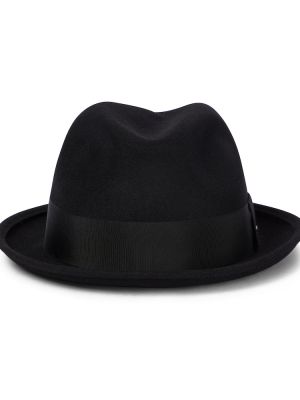 Фетровые шляпа Saint Laurent, черный
