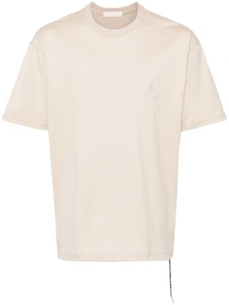 T-shirt à imprimé à imprimé camouflage Mastermind World beige