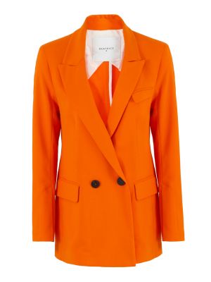 Хлопковый пиджак Beatrice оранжевый