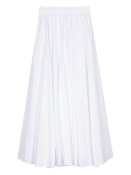 Plisované dlouhá sukně Aspesi bílé