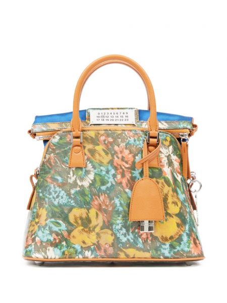 Geblümte shopper handtasche mit print Maison Margiela