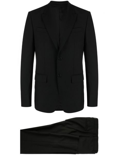 Gyapjú öltöny Givenchy fekete