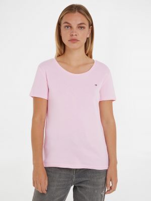 Tričko Tommy Hilfiger růžové