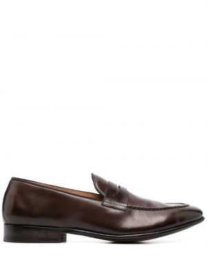 Pantofi loafer din piele Alberto Fasciani maro