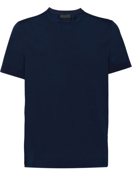 Camiseta slim fit Prada azul