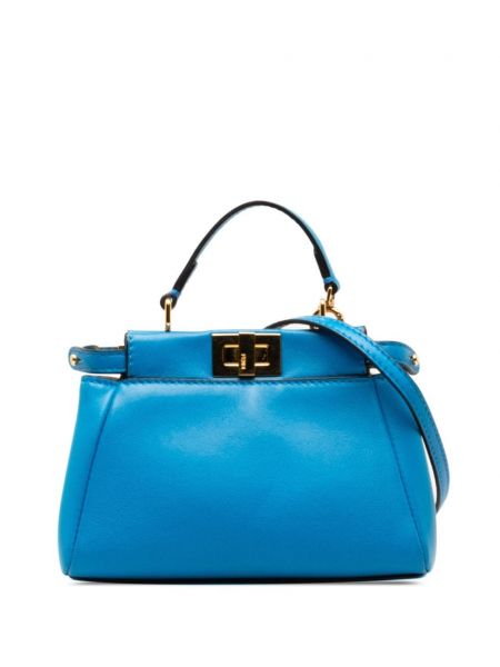 Taška na tašku Fendi Pre-owned modrá