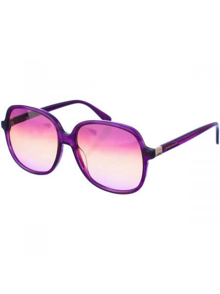 Okulary przeciwsłoneczne Longchamp fioletowe