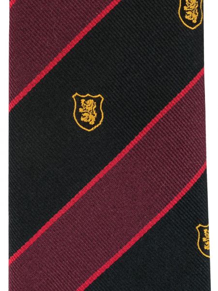 Corbata con bordado Kent & Curwen negro