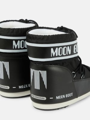 Botas de nieve de nailon Moon Boot negro