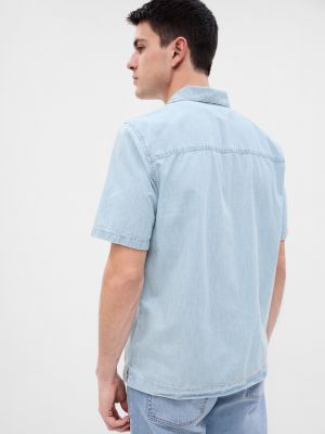 Rifľová košeľa Gap sivá