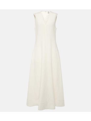 Dlouhé šaty Totême bílé