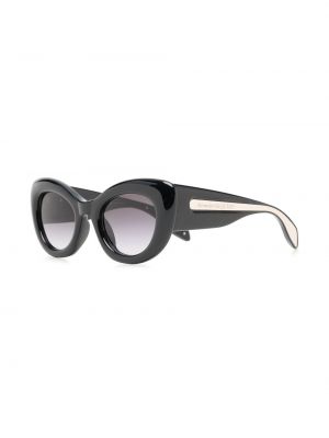 Okulary przeciwsłoneczne oversize Alexander Mcqueen Eyewear czarne