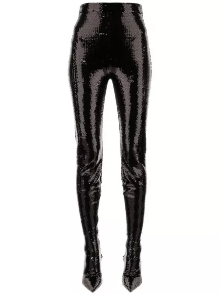 Leggings med pailetter Balenciaga sort