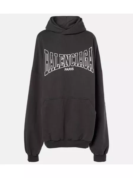 Jersey bomull sweatshirt Balenciaga grå