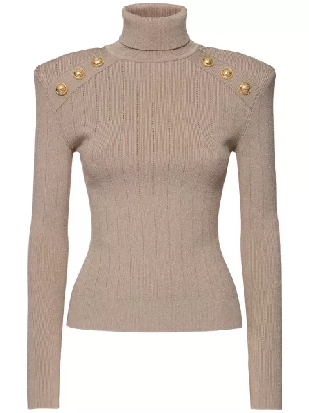 Rullekrave Balmain beige